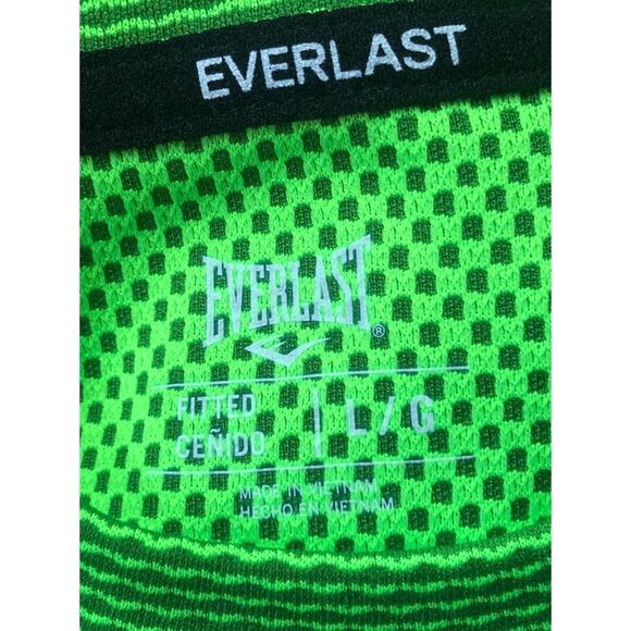 Bright Green Everlast Everdri Shirt sz LG - Picture 8 of 11